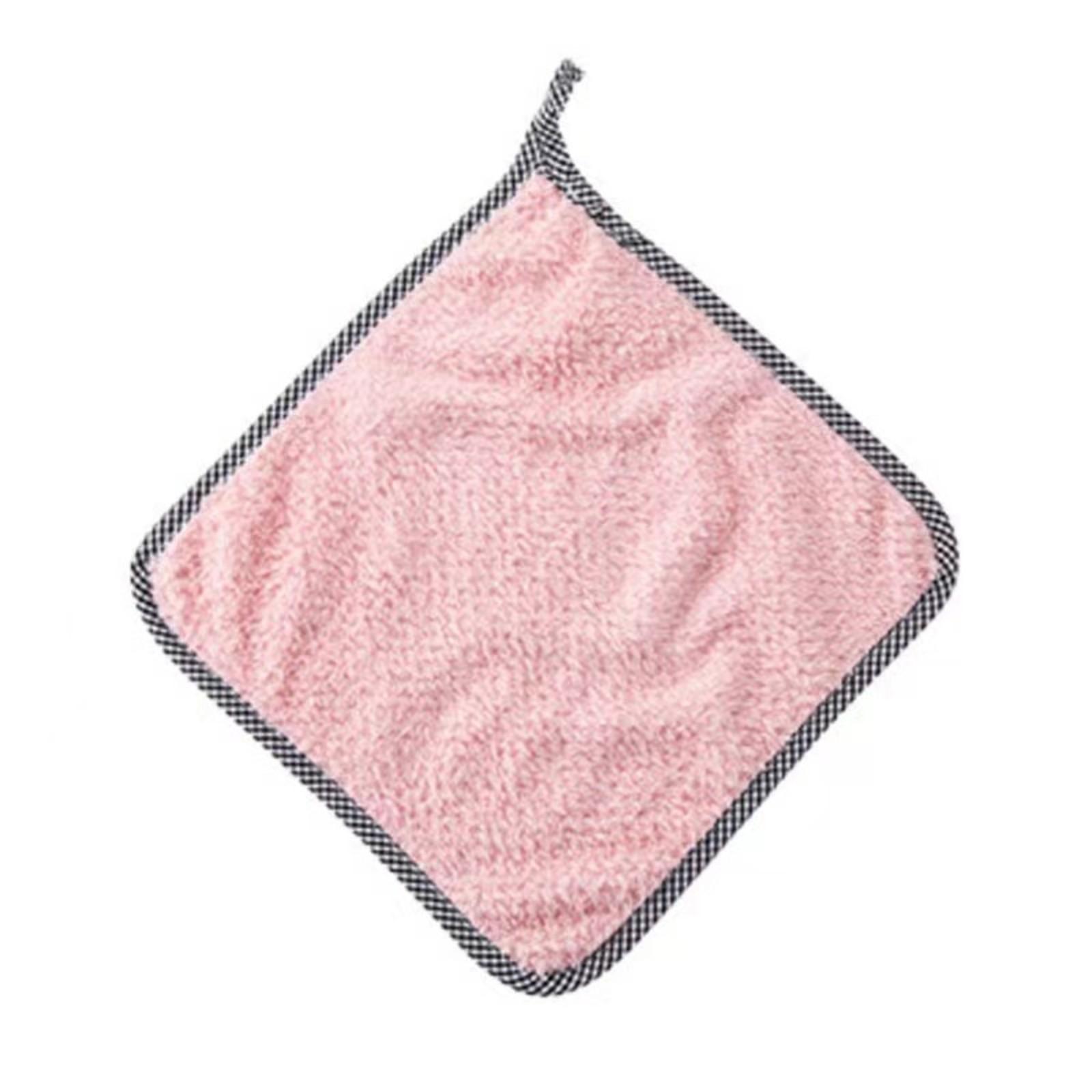 

1pc Oil-free, Trace-free And Dirt-resistant Rags One Size рожевий