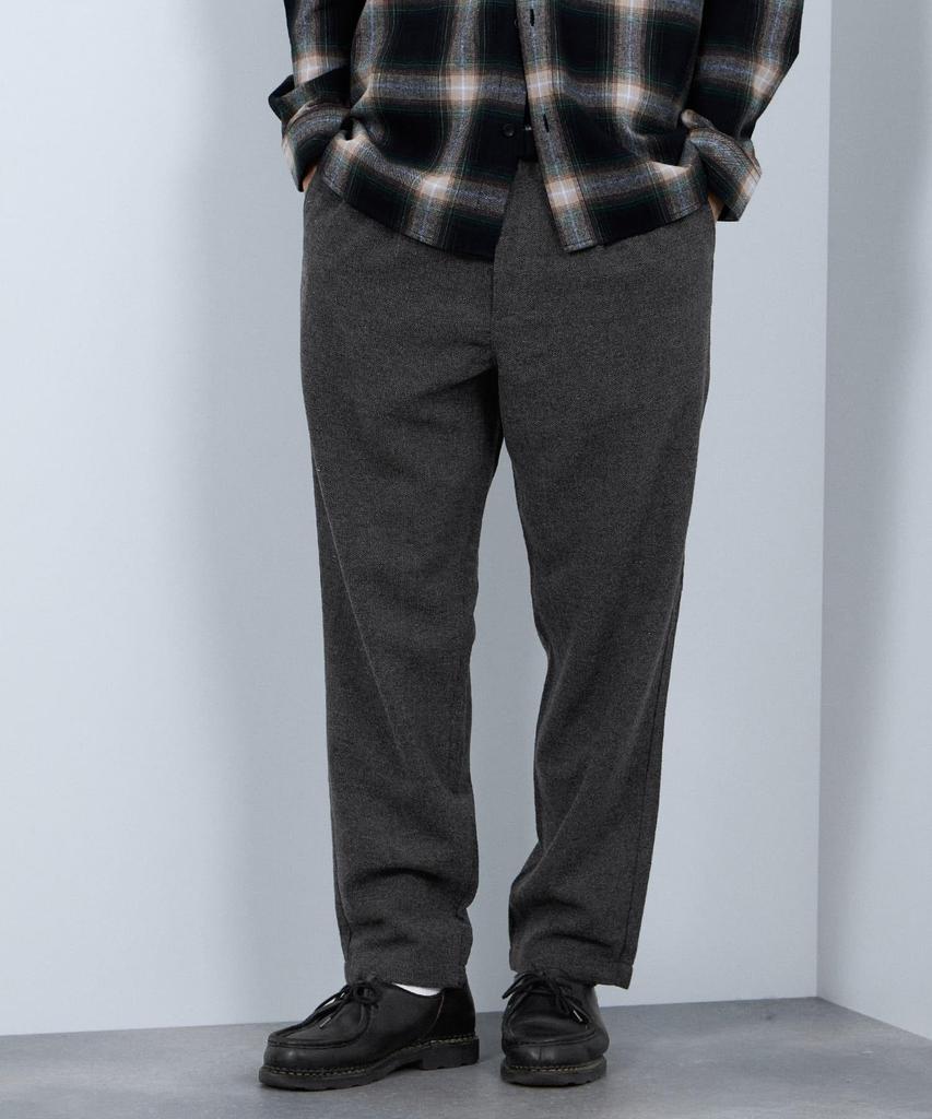 Dickies Men's Easy Pants with Elastic Waist, Drawstring, Pockets, Wool Blend, Brown, Size M