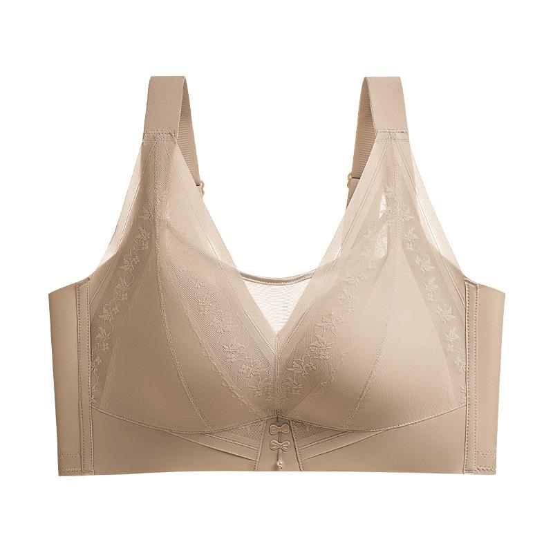 Large Breasts Show Small Underwear, Women Gather To Prevent Sagging, Close Sub-breasts, Thin Bra, No Steel Ring, No Side Bone, Comfortable Bra