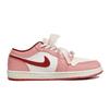 Jordan Air Jordan 1 Walking Planet, Peach Silk Sweet Dream Abrasion Resistant Low top Vintage Basketball Shoes Women's FJ3465-160(Team1492-)