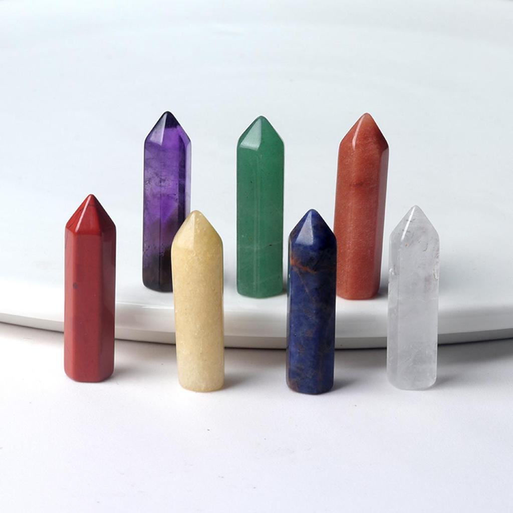 7 Stück/Set Naturkristall-Heilstein-Set, Chakra-Balance-Stein, spirituelle Astrologie, Yoga, Energie, Reiki, Heilkristall, dekorative Dekoration, Geschenke