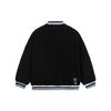 Veste Li Ning Collection Vie Sportive Garniture Color Block Rayures Logo Lettre Doublure Polaire Sherpa Unisexe Noir AFDSD31-3