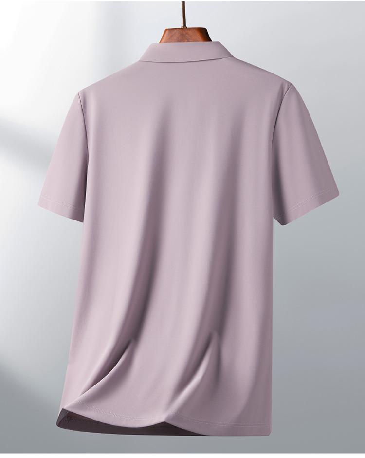 Men's Ice Silk Quick Dry Summer Set: T-shirt & Breathable Long Pants