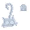  Kitten Animal Silicone Candlestick Molds with Hole Silicone Tealight Stand Molds