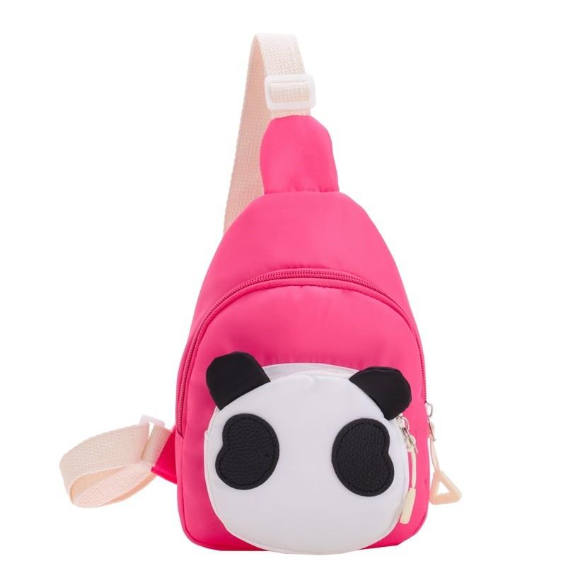 Trendy And Cute Children s Backpack 2024 Korean Style Adorable Chest Bag For Boys And Girls розовый