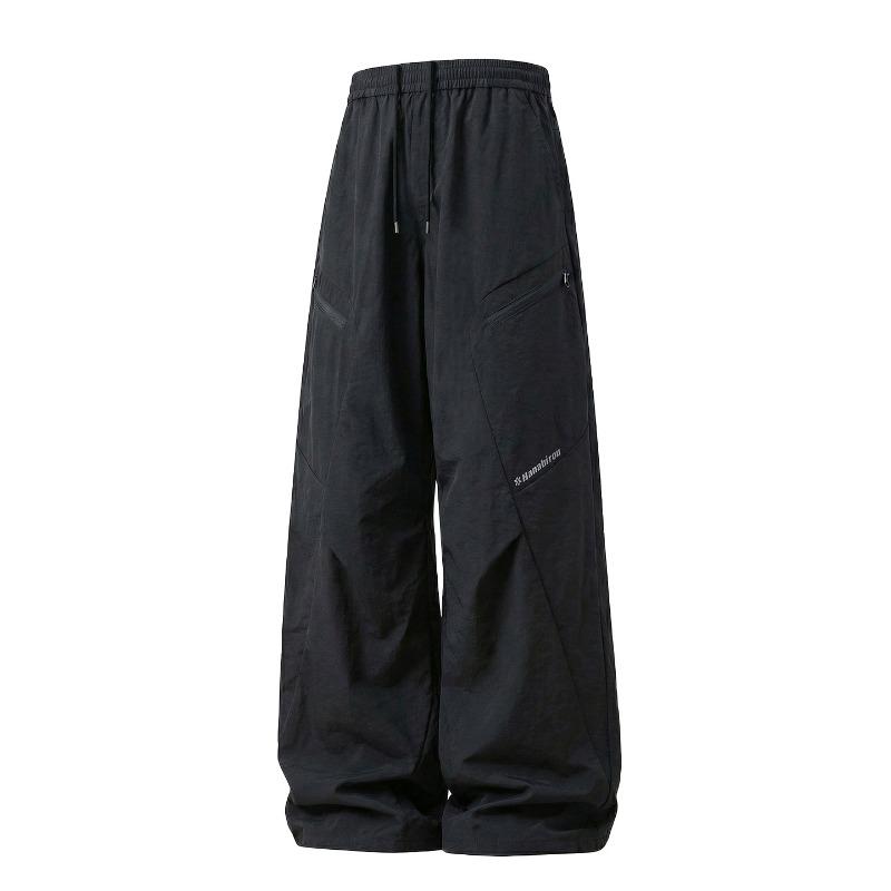 Pantaloni Cargo da Uomo Larghi Dritti Impermeabili Funzionali per Outdoor Casual Escursionismo
