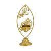 Durable Leaf Candlestick Stand Unique Golden Aromatherapy Rack Iron Candle Holder  Home Decor