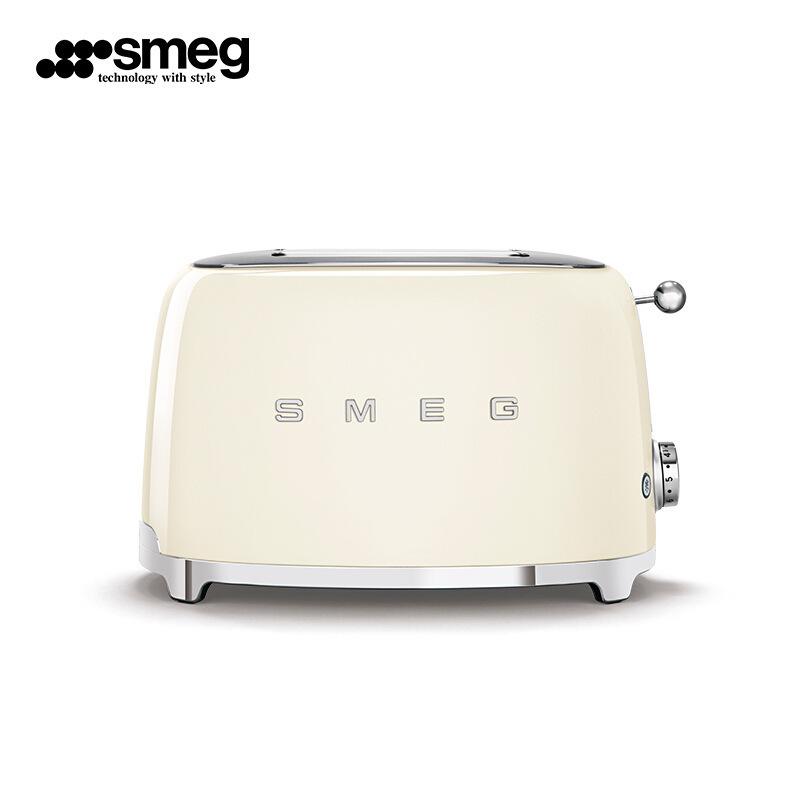 SMEG Retro Toaster 2-Slice Bread Toaster Automatic Breakfast Maker TSF01 EU Plug