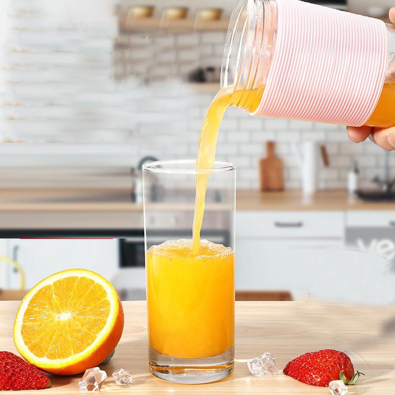 300ML sokowirówka elektryczna przenośny blender do smoothie USB akumulatorowa maszyna do mieszania owoców Mini sokowirówka Blender Cup