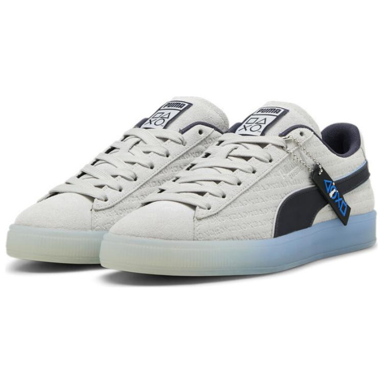 New PUMA Suede Playstation Glacial Grey 396246-01