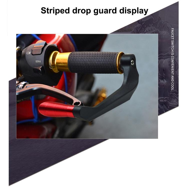 2 PCS Motorcycle Modification Accessories Striped Horn Shape Gear Brake Clutch Handbrake