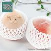 Nekonoba Fluffy Mochi Peach Cat Plush Keychain Cute Soft Bag Charm by KOZACLA
