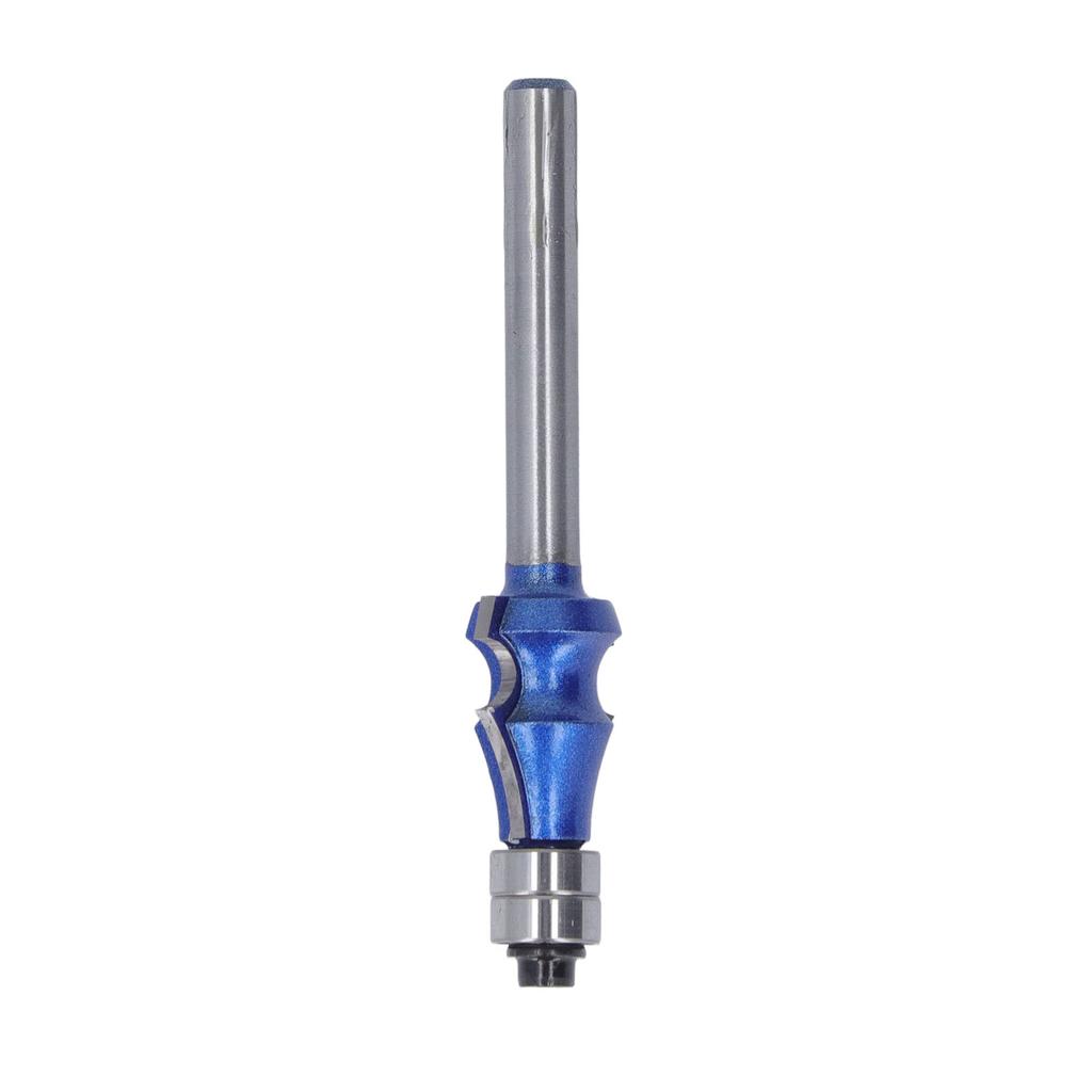 Wood Molding Router Bit 14 Shank Double Bearing Milling Cutter for Woodworking Trimming Forming