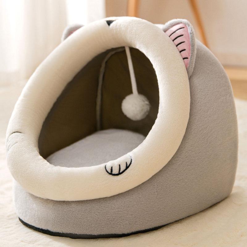 New Cat Bed Comfortable Lovely Dot Pet Puppy Kennel Kitten Puppy Sleeping Bed Top Quality House for Cats Pet Bed