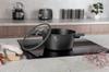 Garnek Tytanowy Z Pokrywką 28cm 6.1L BERLINGER HAUS Antracit BH-8132