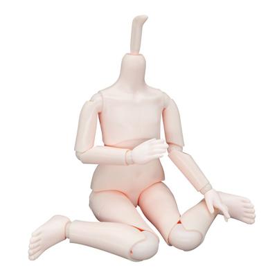 Mehrgelenkiger Puppenkopf ohne Make-up Puppenkörper Niedlich Kreativ 1/6 Bjd Körper Puppenzubehör
