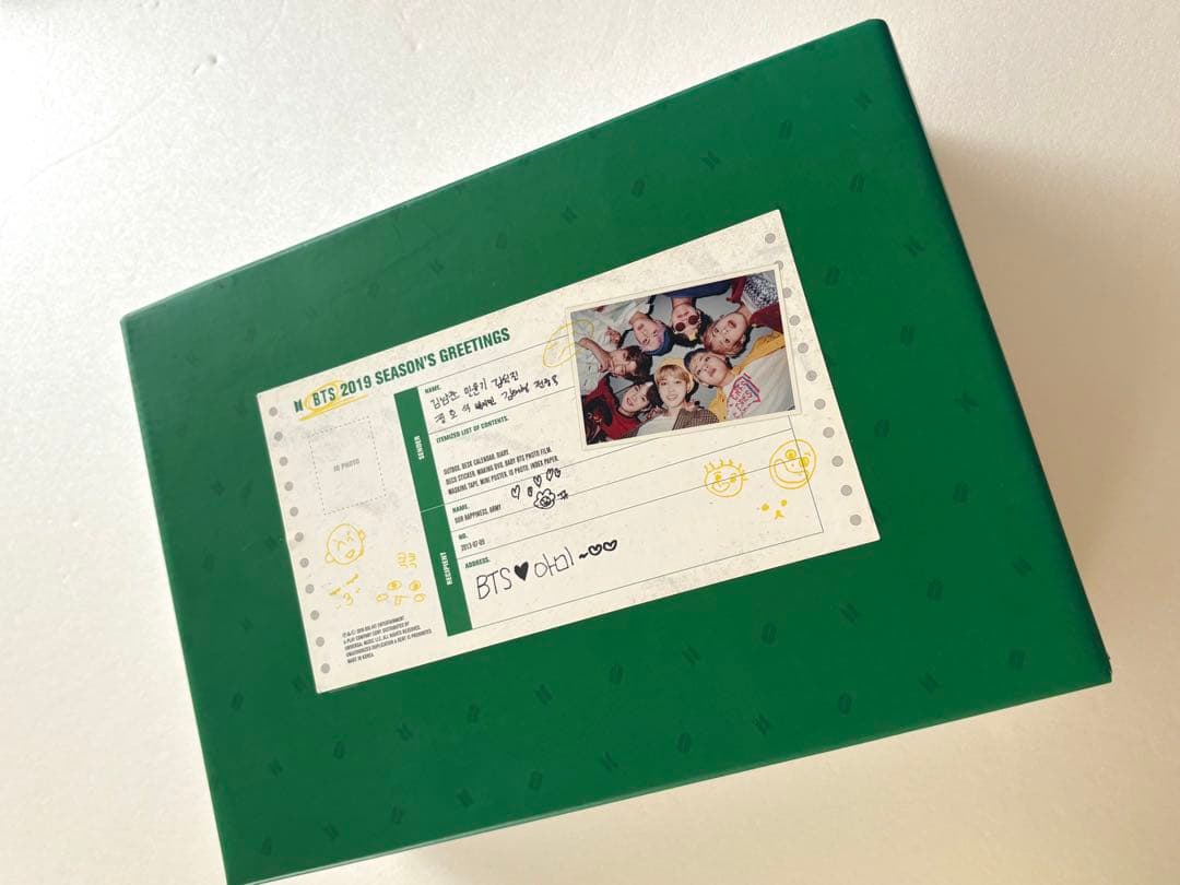 

[USED] BTS 2019 SEASON S GREETINGS
