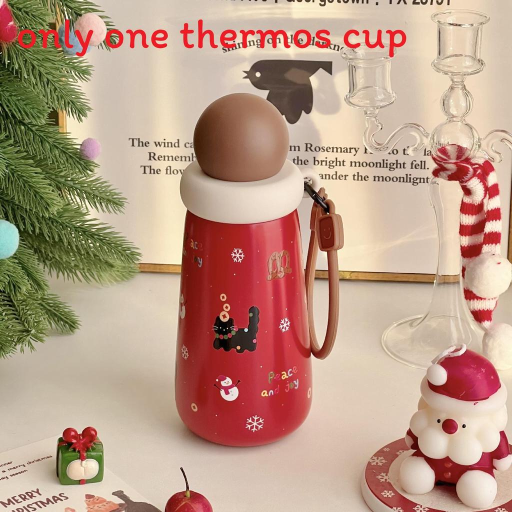 Year Of The Horse Portable Thermos Mug With Ceramic Inner And Travel Cap For Outdoor Use