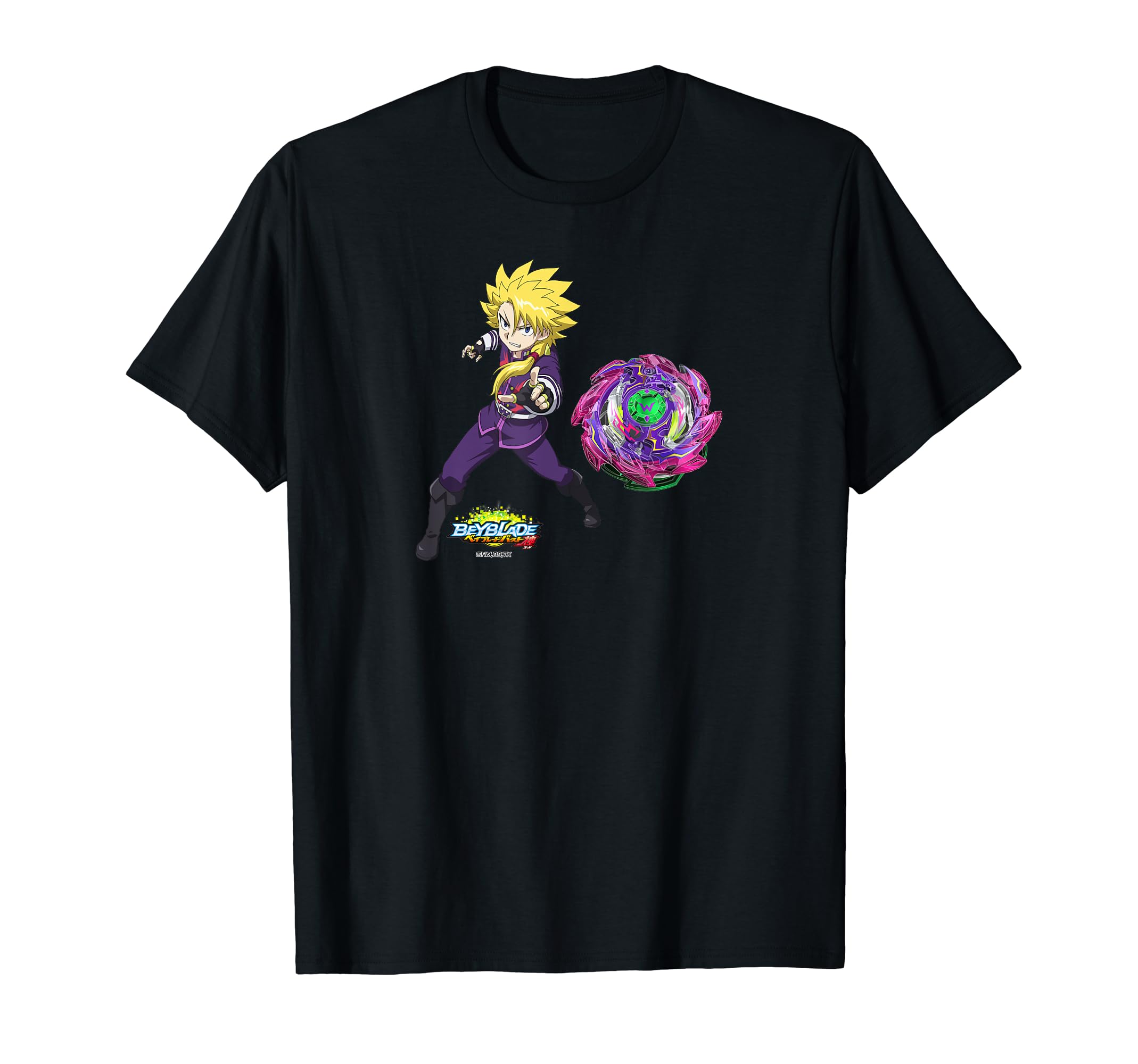 

Beyblade Burst God Komurasaki Wakiya Tornado Wyvern & T-shirt чорний