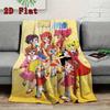 Majokko Daisakusen 2D Flat Pattern Flannel Blanket High quality All Seasons Warmth and Comfort Perfect for Christmas Gifts.DMT0925208