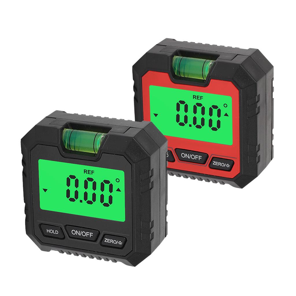 Digital Level Box Backlit LCD Display Magnetic Base 4 X 90° Mini Angle Gauge Meter Finder Protractor