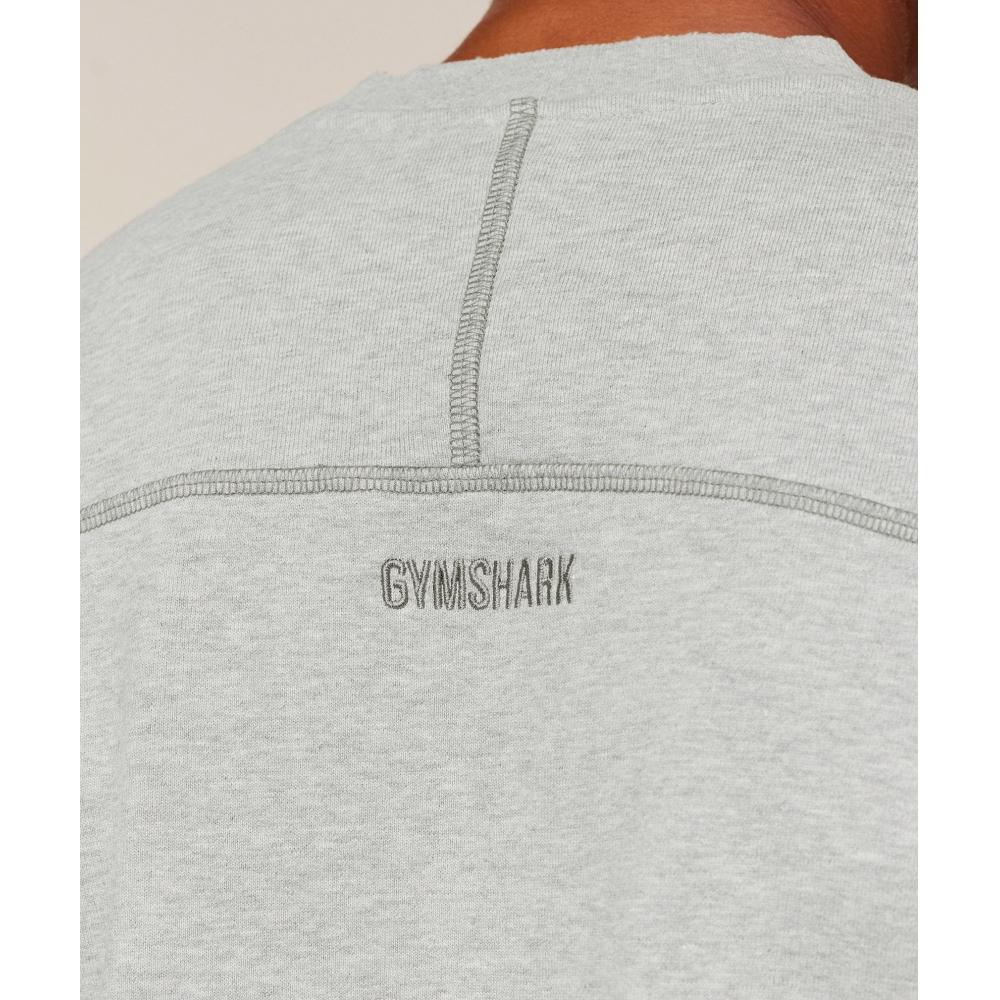 Gymshark Re Rack cRew Neck Pullover Bros Soft gRey Marl A4c3l Gc3c