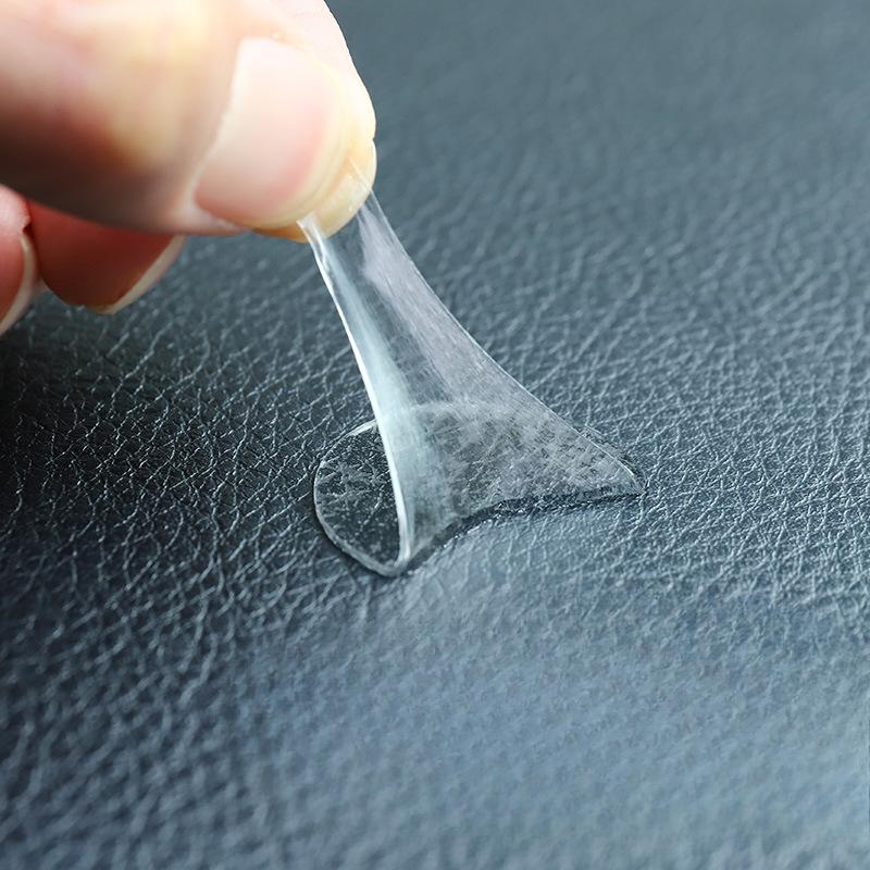 Adhésif de voiture sans trace Adhésif double face pour ornements de voiture Adhésif rond transparent et Nano adhésif