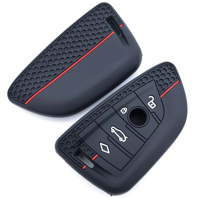 Silikon Fernbedienung Auto Schlüsselhülle Schlüsselanhänger Schlüsseletui Für Bmw X1 X3 X4 X5 X6 Serie 1 2 3 5 7 G20 G02 G05 G31 G23 F34 F15 F40 Ix3