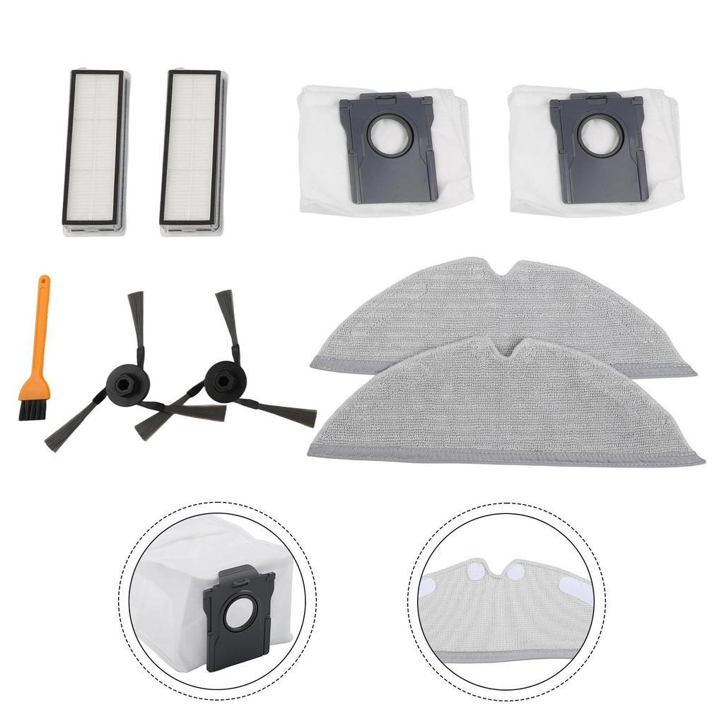 Microfiber Pad Material Replacement Kit Robot Vacuum Parts
