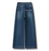 Wide-Leg High-Waisted Jeans for Women - 2025 Spring/Autumn Fashion, Slimming, Loose-Fit, Straight-Leg Pants.