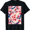 Minimalist Vintage Cherry Blossom  T-Shirt(1)