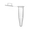 500PCS Mirco Test Tube 1.5ml Plastic Frosted Surface Clear Scale Microcentrifuge Tube with Snap Cap for Laboratory