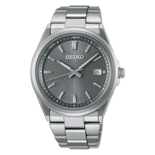 

Seiko Selection S Series Premium Stainless Steel Radio-Controlled Solar Watch SBTM347 Men s Silver