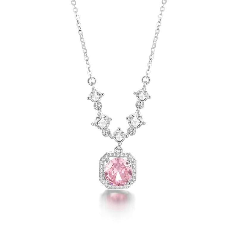 2026 Korean Fashion Fairy Feather Zircon Pendant Necklace Girls Elegant Necklace Women Clavicle Chain Jewelry Gift