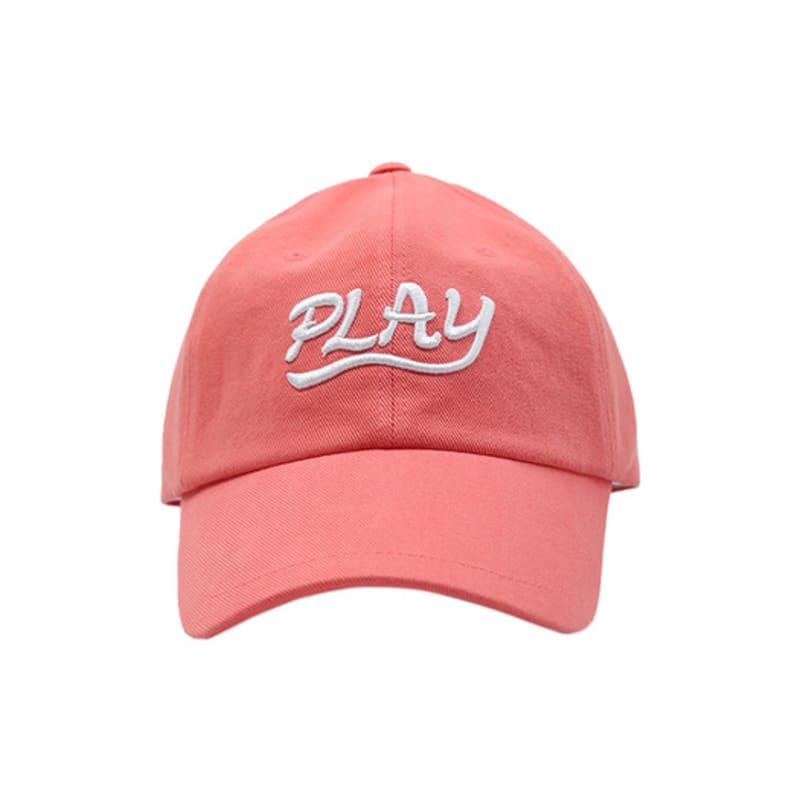 

PLAYIAN Play Embroidery Point Ball Cap - PEACH FREE