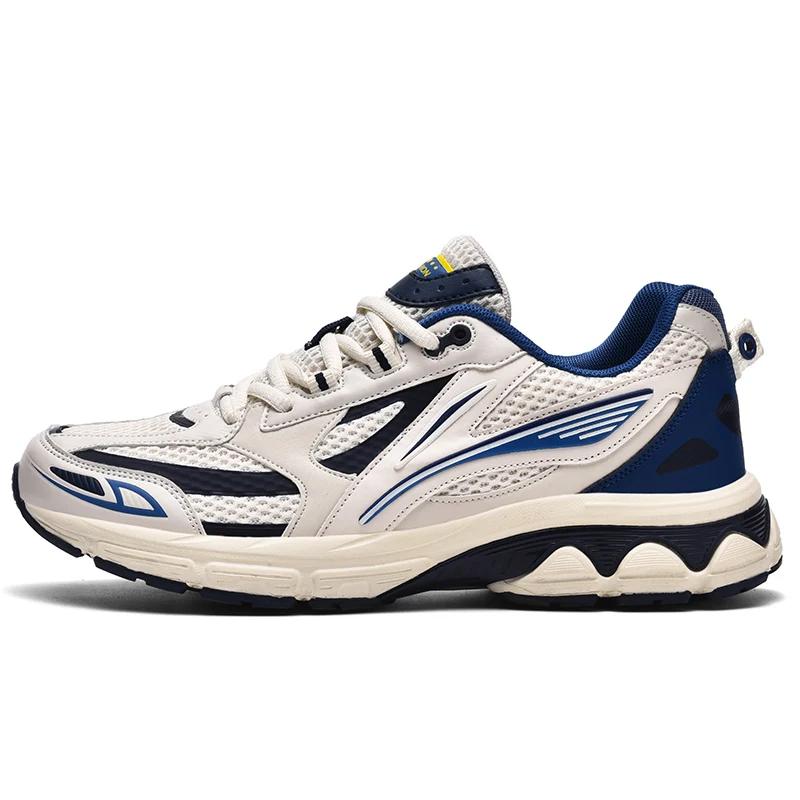 New Men Women Lace-Up Retro Cozy Low-Top Running Shoes Unisex Outdoor Casual Walking Shoes Non-slip Wear Resistant Mens Trainers