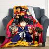 1 Stück Dragon Ball Decke Weich Warm Ganzjahres Überwurf für Sofa, Bett, Auto, Büro Lebendiges Buntes Design, Langlebig & Gemütlich Geschenk