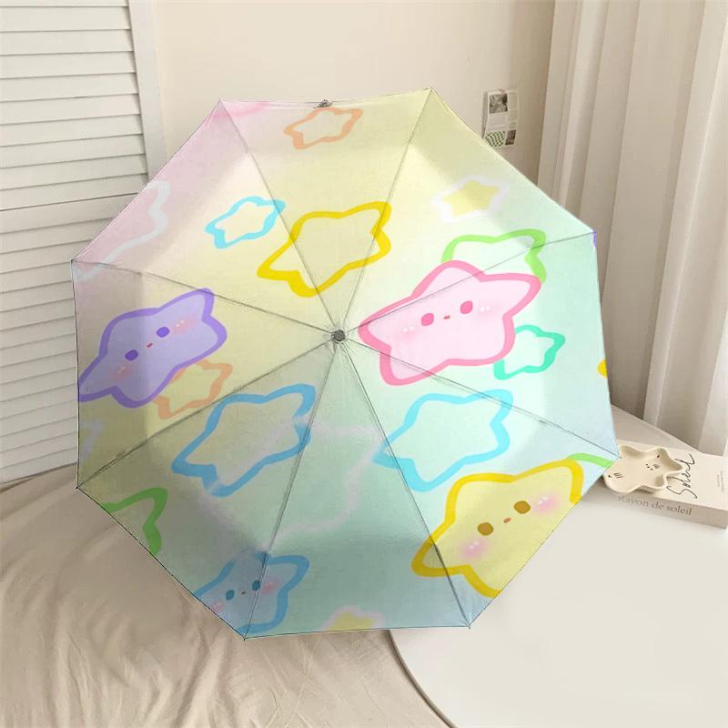 

Pastel Starry Sky Umbrella: A Delightful, Auto-Opening Protection for Outdoor Adventures and Travel Essentials 144