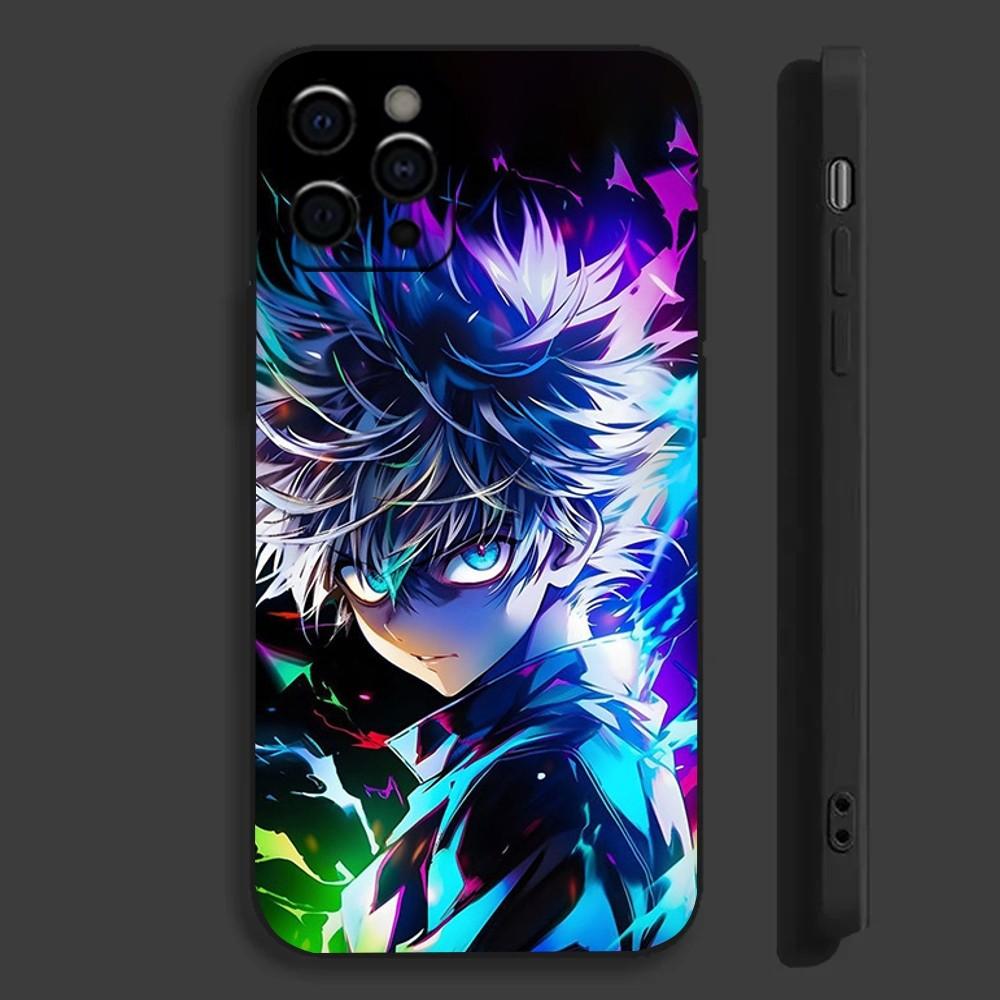 

Anime H-Hunter K-Killua Phone Case For Apple iPhone 15,14,13,12,11,Pro,X,XS,Max,XR,Plus,Mini Soft Black Cover iPhone12mini