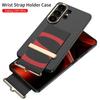 Samsung S26 Ultra-Thin Drop-Proof Wrist Strap Case: Fashionable, Solid Color, Fine Hole Design