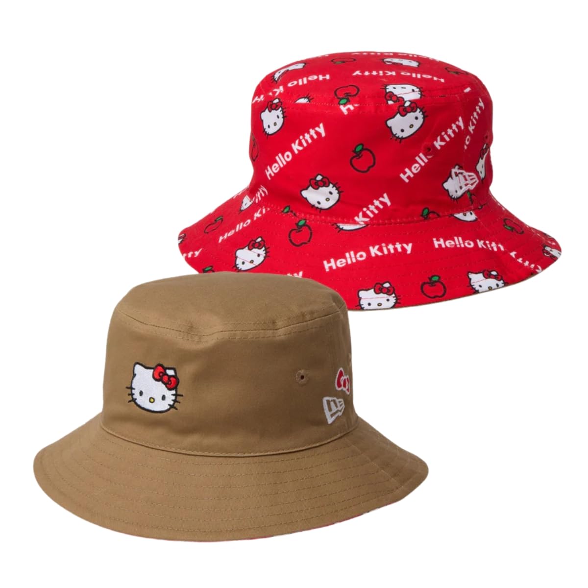 

[New Era] Детское ведро 01 Двустороннее Hello Kitty Хаки 14348590 ML (приблизительно. 54см)