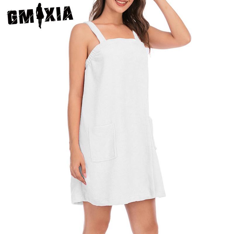 

GMXIA Женская пляжная юбка-слинг из марли с нашивкой Mojo, сексуальное банное полотенце, халат S белый