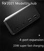 For Model 3 Y Accessories USB Splitter Hub HUB Docking Station Speed Hub
