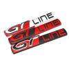 For GT Line Logo 308 508 Car Rear Boot Trunk Tailgate Emblem Side Fender Badge Decals Stickers