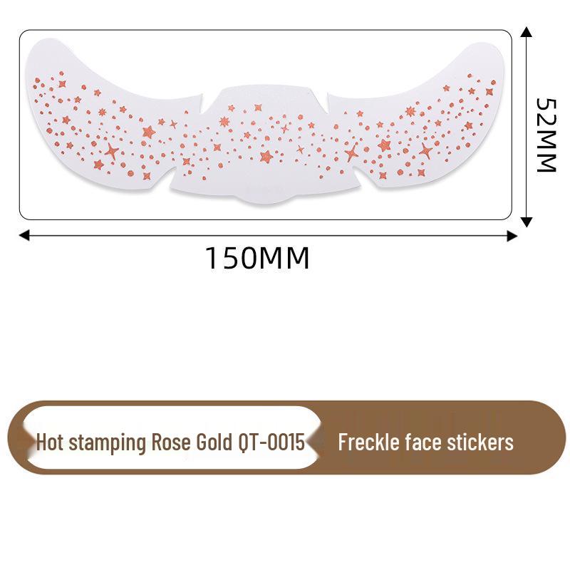 Cross Hot Stamping Tattoo Stickers: Waterproof Glitter Stars & Butterflies for Party Makeup & Stage Performance