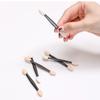 50Pcs Dizzy Dual Sides Eye Shadow Applicator Dual Sided Chrome Pigment Applicator  Home