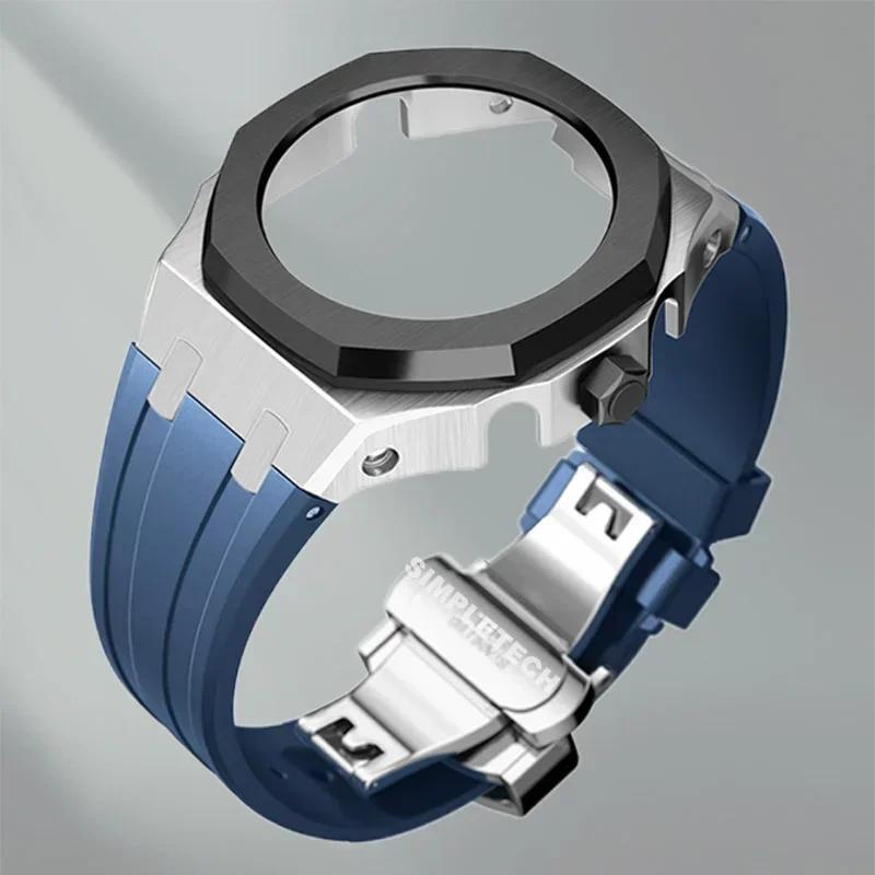 Mod Kit GEN5 GA2100 Metal Bezel for G shock Casioak Modification 4th Generation Rubber&Steel Watch Case Strap GA-B2100 2110