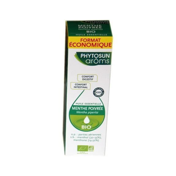 Phytosun Arôms Huile Essentielle Menthe Poivrée Bio 30ml