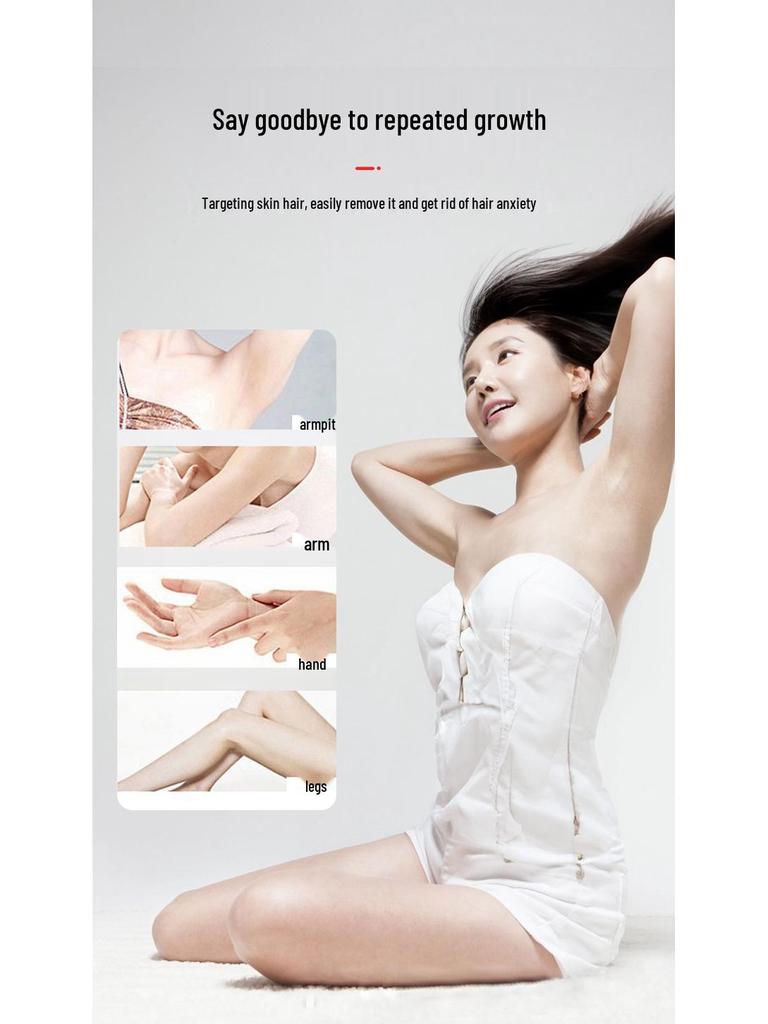 Dual-Head Electric Women's Shaver & Epilator: Full Body and Pubic Hair Trimmer