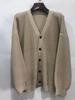 Women's Single-Breasted Knit Cardigan - Loose-Fit Autumn/Winter Style